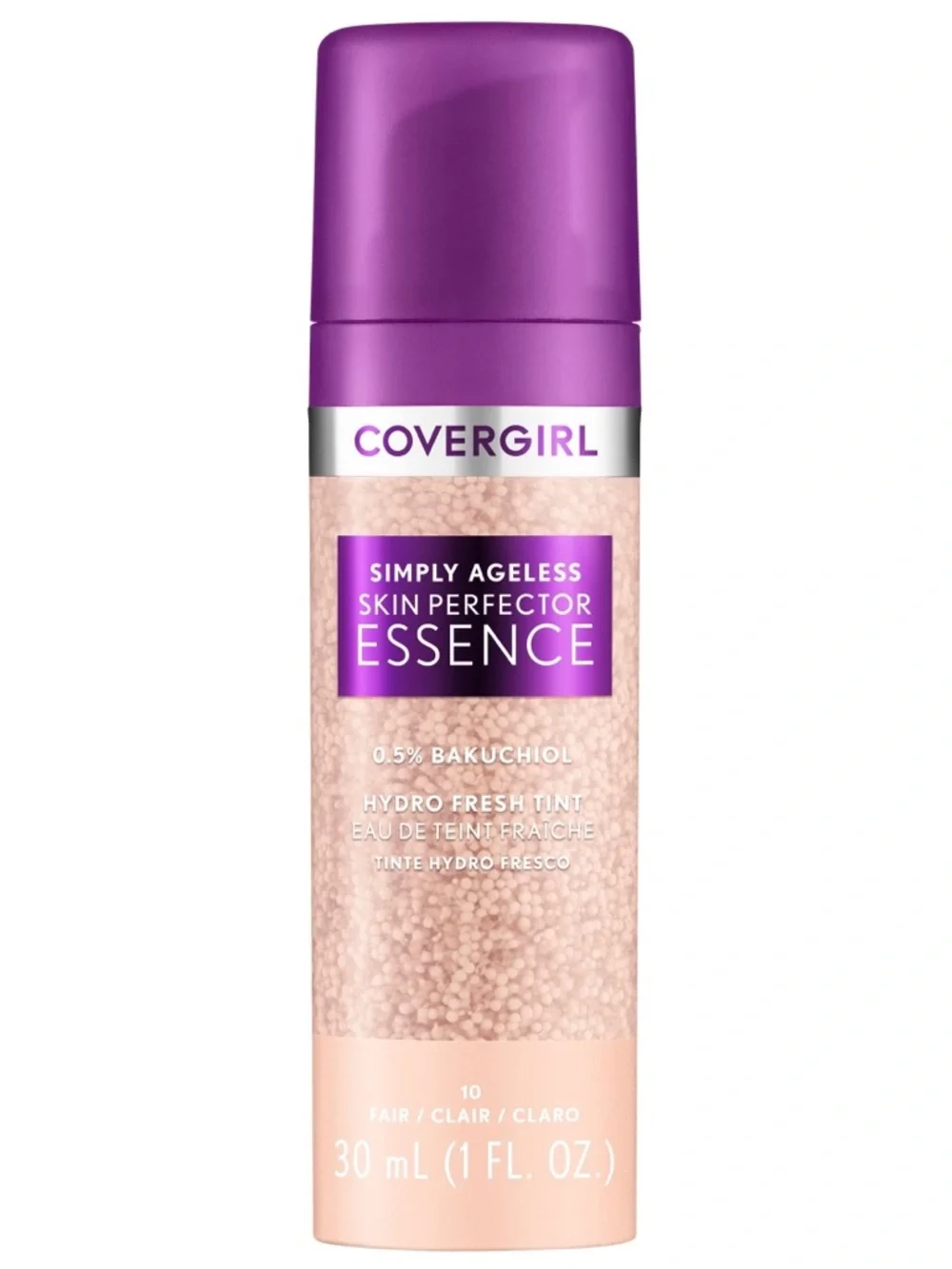 CoverGirl 10 Fair/Clair Simply Ageless Hydro Fresh Tint Foundation 1oz